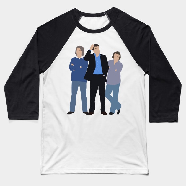 Top Gear Old Line up | Clarkson, Mary and Hammond Baseball T-Shirt by Art Designs